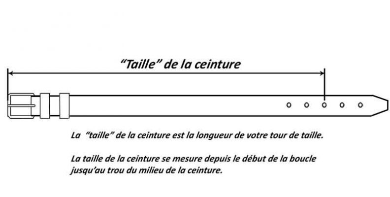 Guide Taille Ceinture Homme