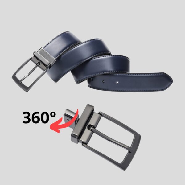 Ceinture Réversible En Cuir Pour Homme - Modèle Matisse