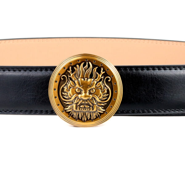 Ceinture En Cuir À Boucle Automatique Pour Homme