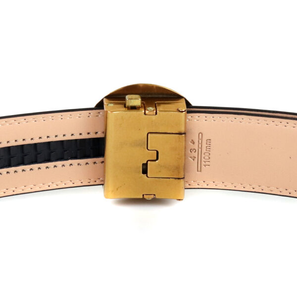 Ceinture En Cuir À Boucle Automatique Pour Homme