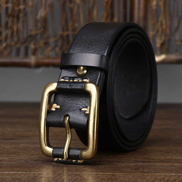 Ceinture Cuir Homme Ajustable - Modèle Malcom