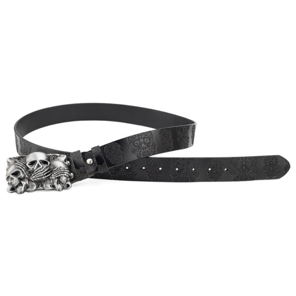 Ceinture Homme Tête De Mort - Modèle William