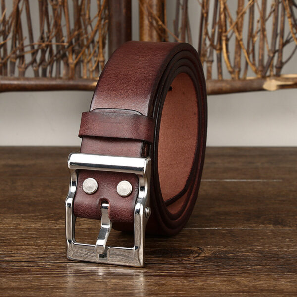 Ceinture Cuir Homme Vintage - Modèle Oscar