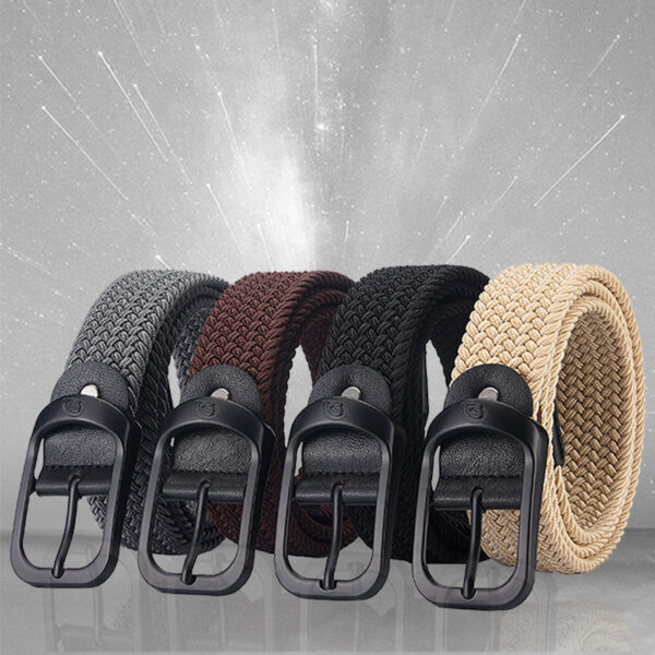 Ceinture Tressée Tissu Homme - Modèle Enzo