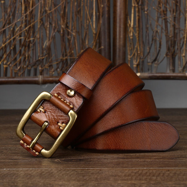 Ceinture Cuir Homme Ajustable - Modèle Malcom