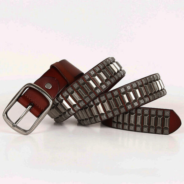 Ceinture Punk Rivet Pour Homme - Modèle Kevin