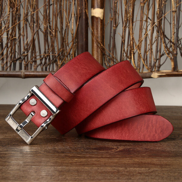 Ceinture Cuir Homme Vintage - Modèle Oscar