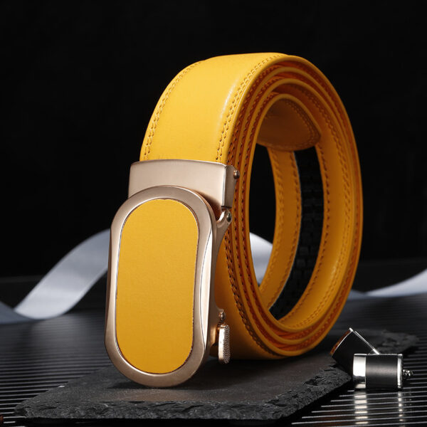 Ceinture homme simili cuir boucle automatique - Modèle MARIO – Image 9