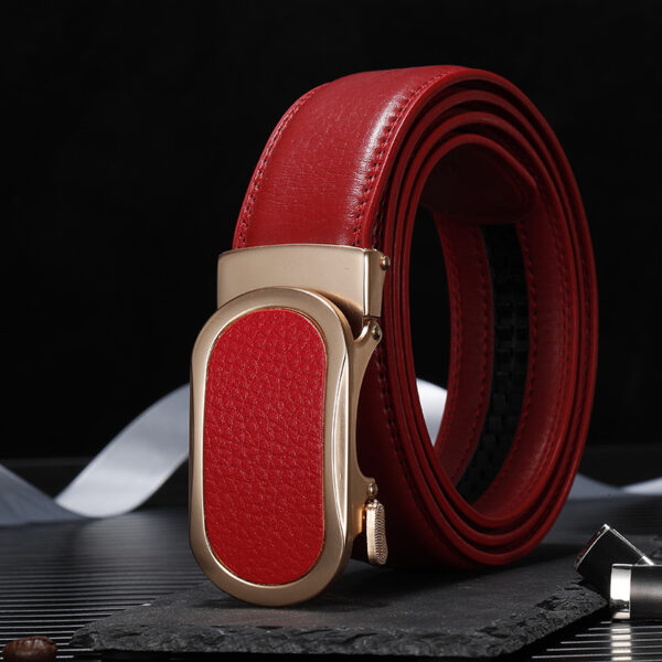 Ceinture homme simili cuir boucle automatique - Modèle MARIO – Image 3