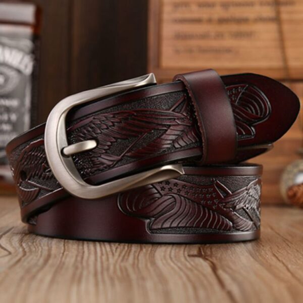 Ceinture homme américain motif aigle - Modèle YANN – Image 4