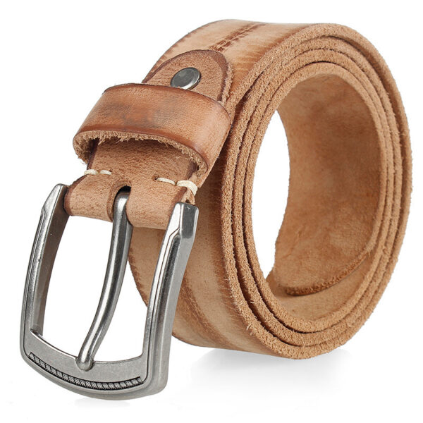 Ceinture Vintage Cuir Pour Homme - Modèle Loic