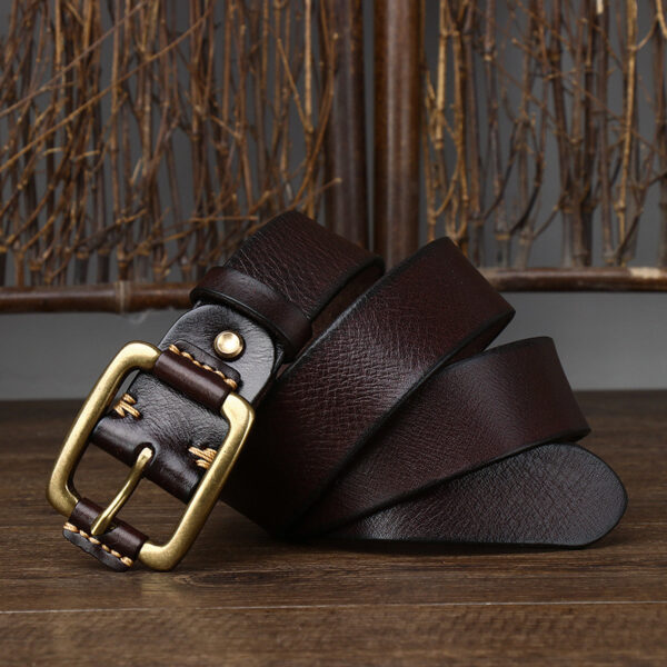 Ceinture Cuir Homme Ajustable - Modèle Malcom