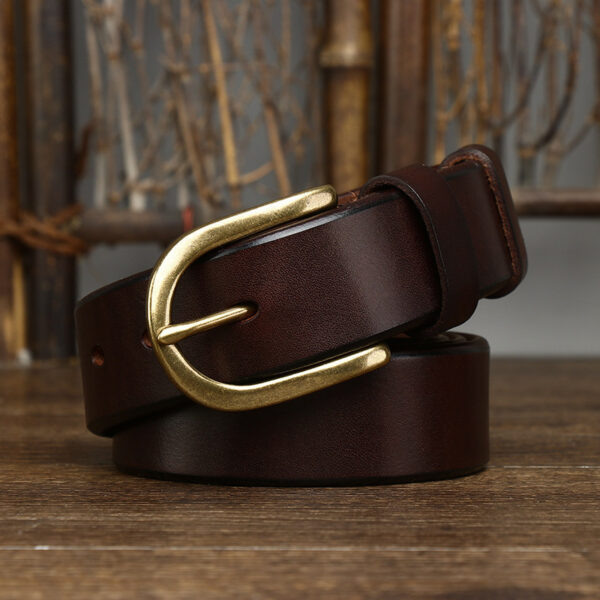 Ceinture Cuir Homme Qualité - Modèle Charles