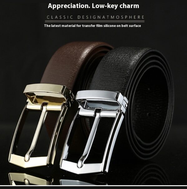 Ceinture Cuir Homme Classe - Modèle Teddy