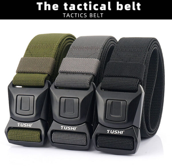 Ceinture Tactique Homme Boucle Cobra - Modèle Alban