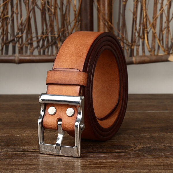 Ceinture Cuir Homme Vintage - Modèle Oscar