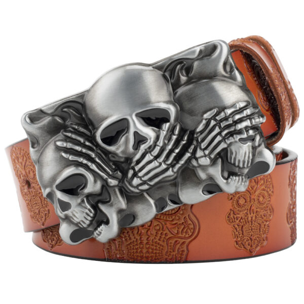 Ceinture homme tête de mort - Modèle WILLIAM – Image 8