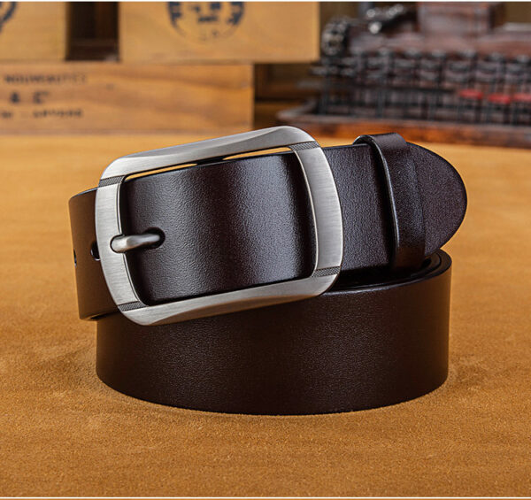 Ceinture Cuir Véritable Pour Homme - Modèle Noah