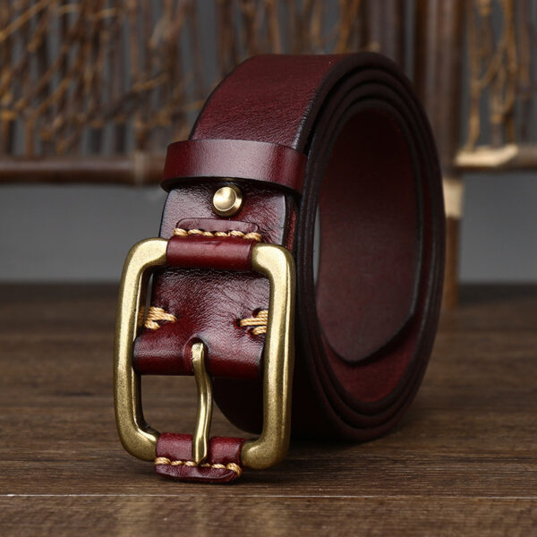 Ceinture Cuir Homme Ajustable - Modèle Malcom