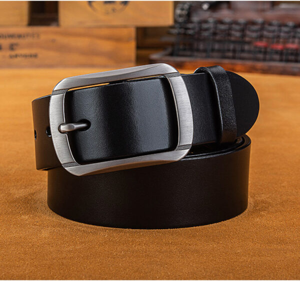 Ceinture Cuir Véritable Pour Homme - Modèle Noah