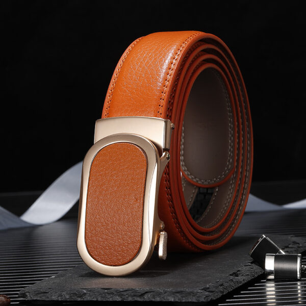 Ceinture homme simili cuir boucle automatique - Modèle MARIO – Image 6