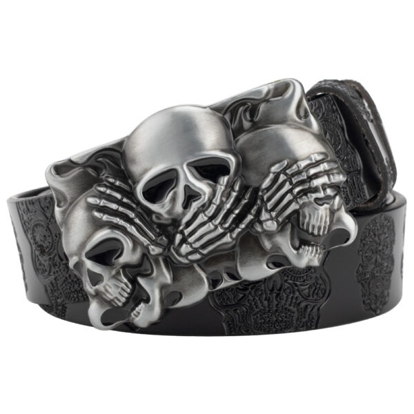 Ceinture homme tête de mort - Modèle WILLIAM – Image 6