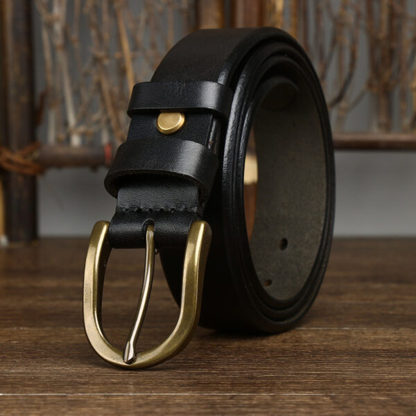 Ceinture Cuir Homme Qualité - Modèle Charles