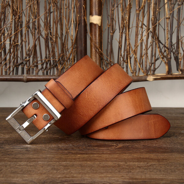 Ceinture Cuir Homme Vintage - Modèle Oscar