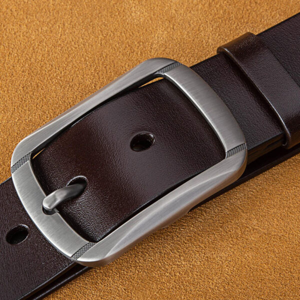 Ceinture Cuir Véritable Pour Homme - Modèle Noah