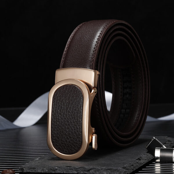 Ceinture homme simili cuir boucle automatique - Modèle MARIO – Image 2